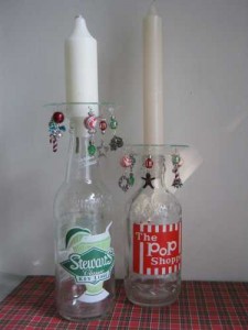 \"recycled-soda-bottle-candle-holder-bead-bobesh\"
